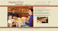 Desktop Screenshot of pagliaispizzaofmurray.com